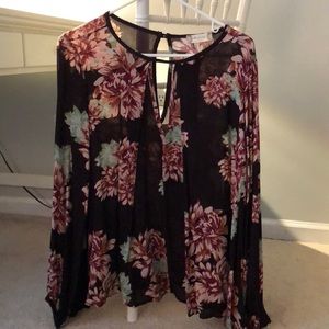 Alter’d state floral long sleeve shirt